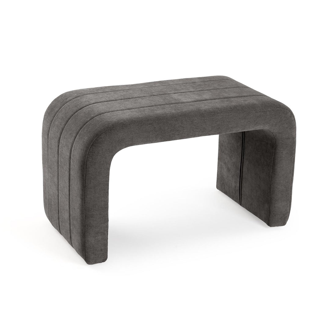 Versa Dark Grey Padded Bench