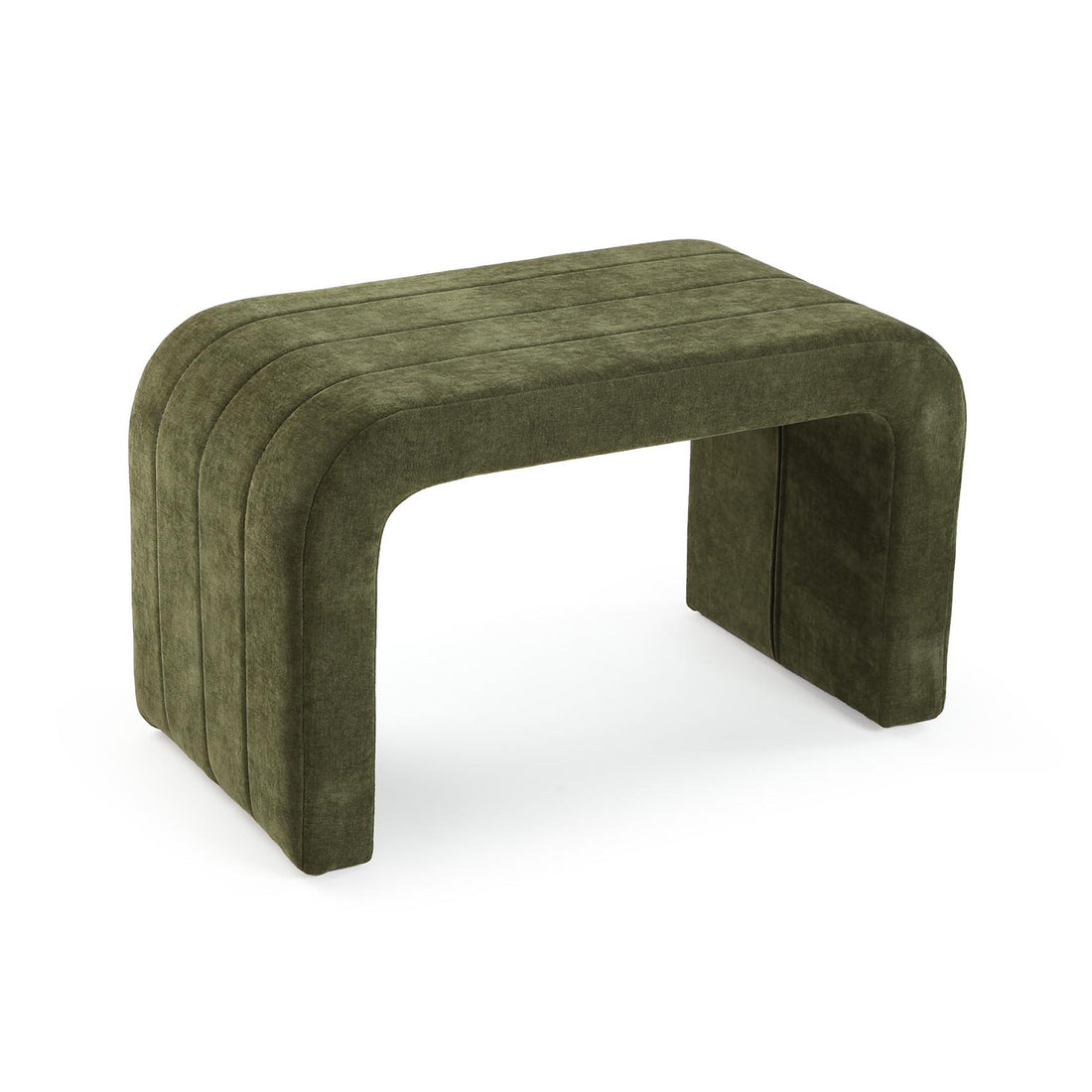 Pancha Green Padded Bench