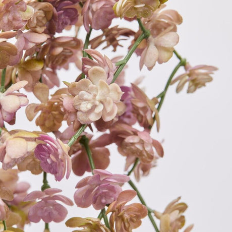 EDG Enzo De Gasperi Echeveria Olis Hanging Bush H 44 Cm Artificial Plant Pink Light Green