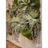 EDG Enzo De Gasperi Echeveria Olis Hanging Bush H 44 Cm Artificial Plant Pink Light Green