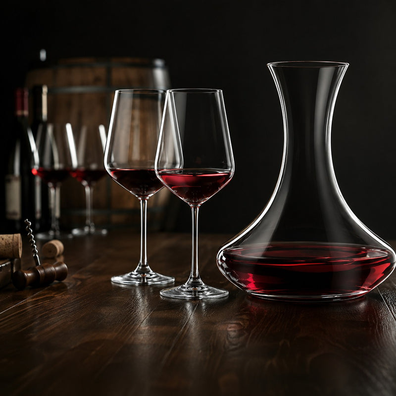 RCR Cristalleria Italiana Universum - U55 Set of 6 Crystal Wine Glasses