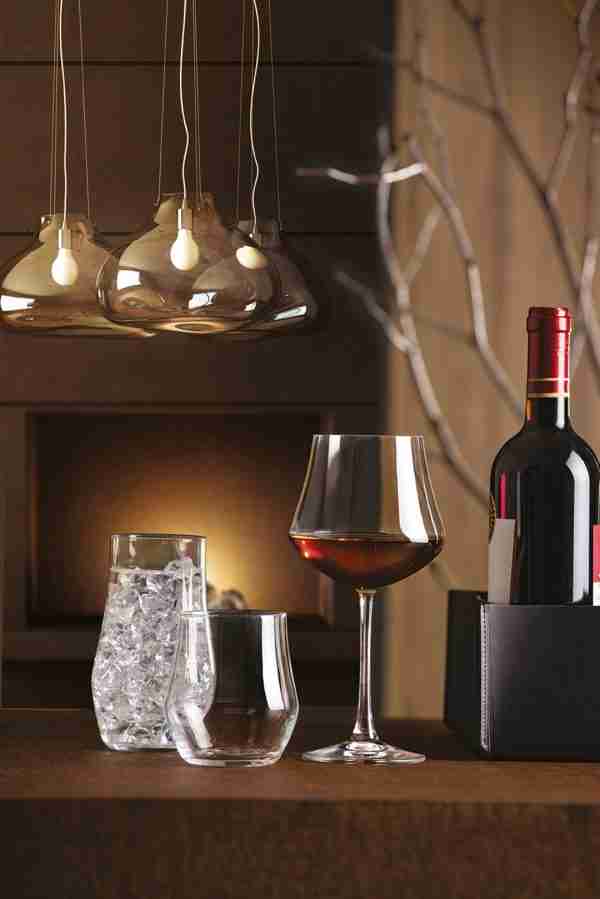 RCR Cristalleria Italiana Ego - E43 - Set of 6 Glass Wine Glasses