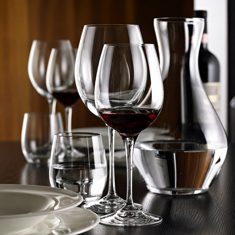 RCR Cristalleria Italiana Invino - I65 Red Wines - Set of 6 Glass Wine Glasses