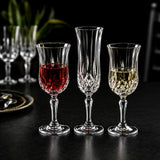 RCR Cristalleria Italiana Opera - FL - Set of 6 Crystal Flute Glasses