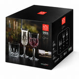 RCR Cristalleria Italiana Opera - FL - Set of 6 Crystal Flute Glasses