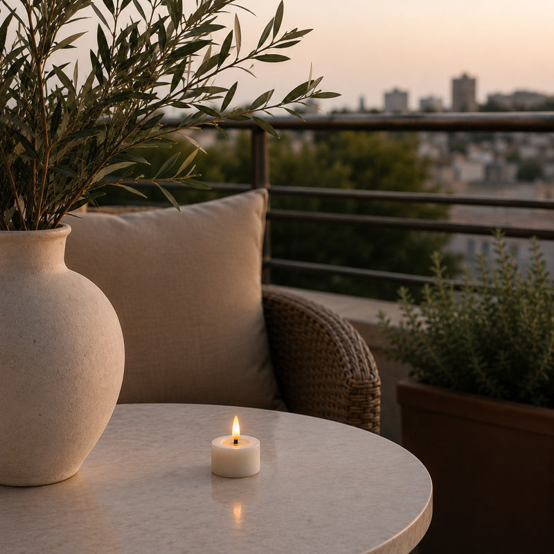 Bonturi Casa TEALIGHT 4.5x2.5 cm REMOTE CONTROL Pack of 6