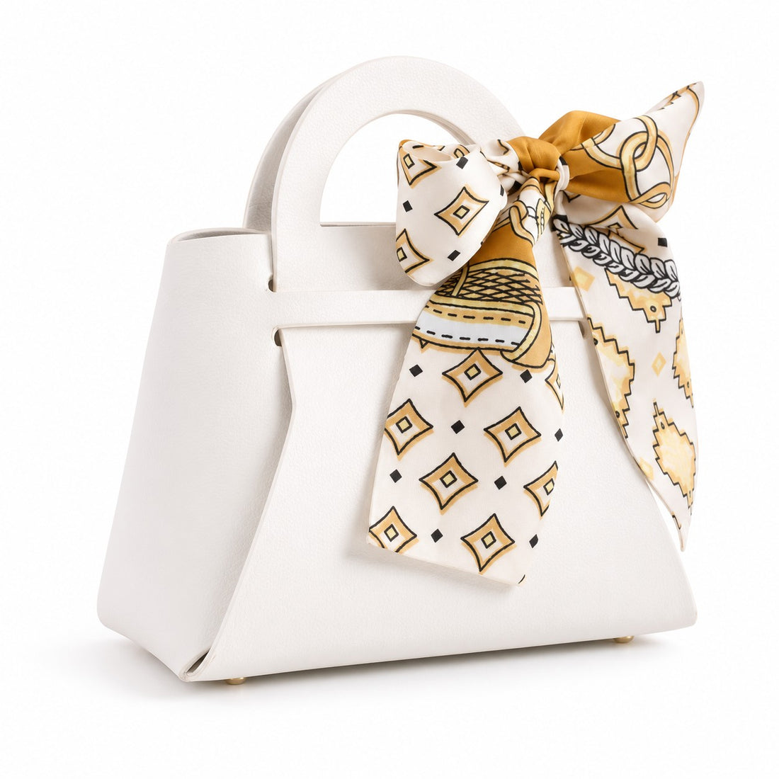 Bonturi Casa MINI PURSE Souvenir FOULARD WHITE Sugared Almonds Holder 1 Pc