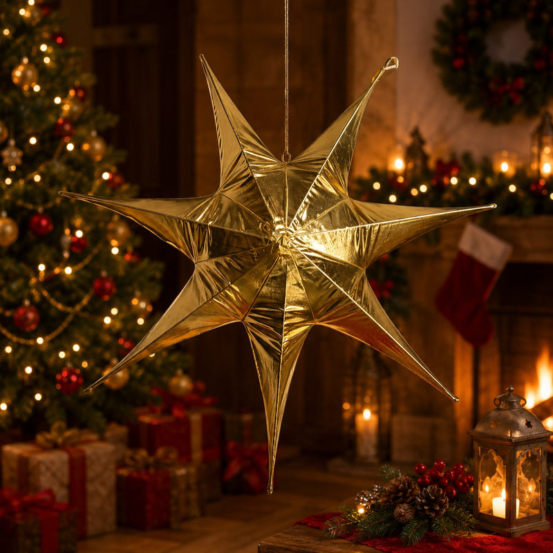 Bonturi Casa SEVEN STAR GOLD Christmas 65cm