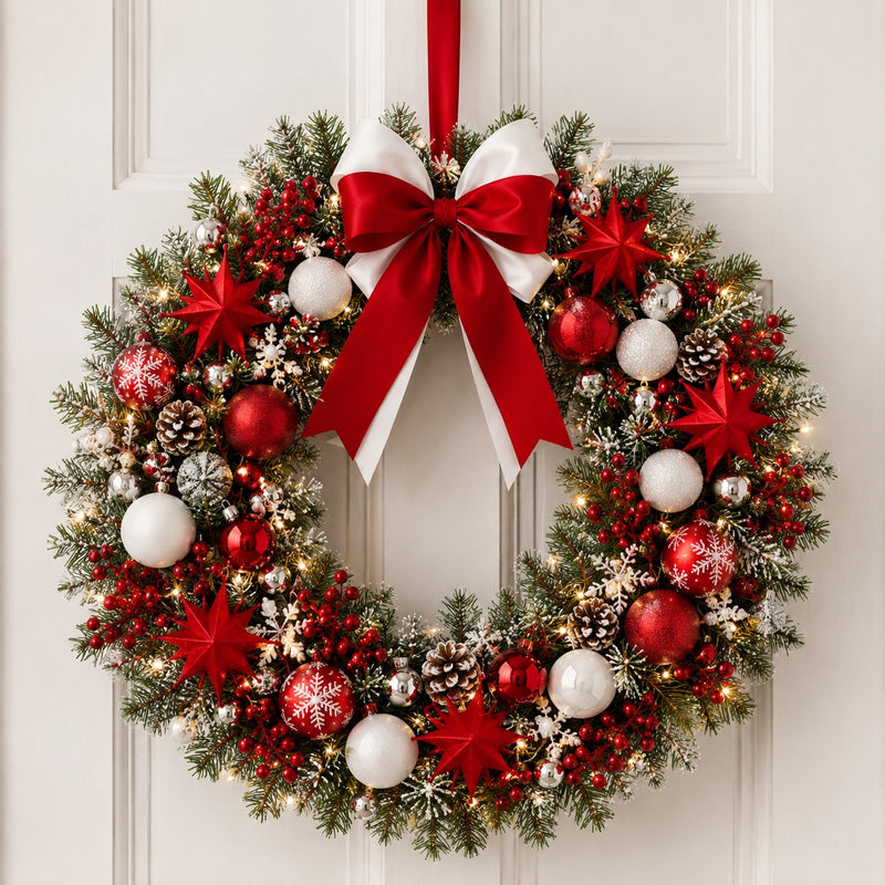 Bonturi Casa SEVEN STAR Christmas RED 65cm