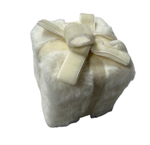 Bonturi Home DECO Christmas GIFT 8X8X8 Cm WHITE