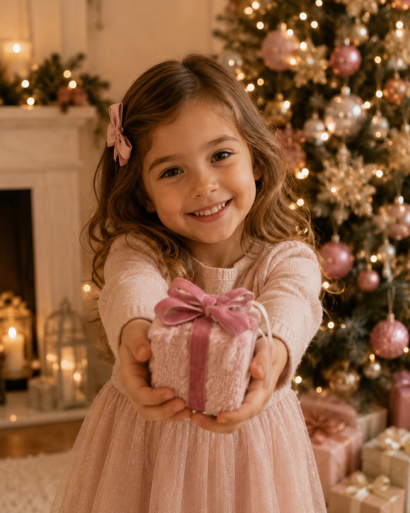 Bonturi Home DECO Christmas GIFT 8X8X8 PINK