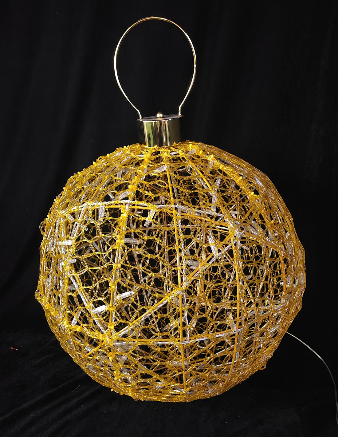 Bonturi Casa DECO GIANT Christmas BALL 200 LED D 50 Cm H 60 Cm GOLD