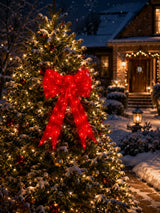 Bonturi Casa LIGHT BOW RED di Natale 76cm  112 LED