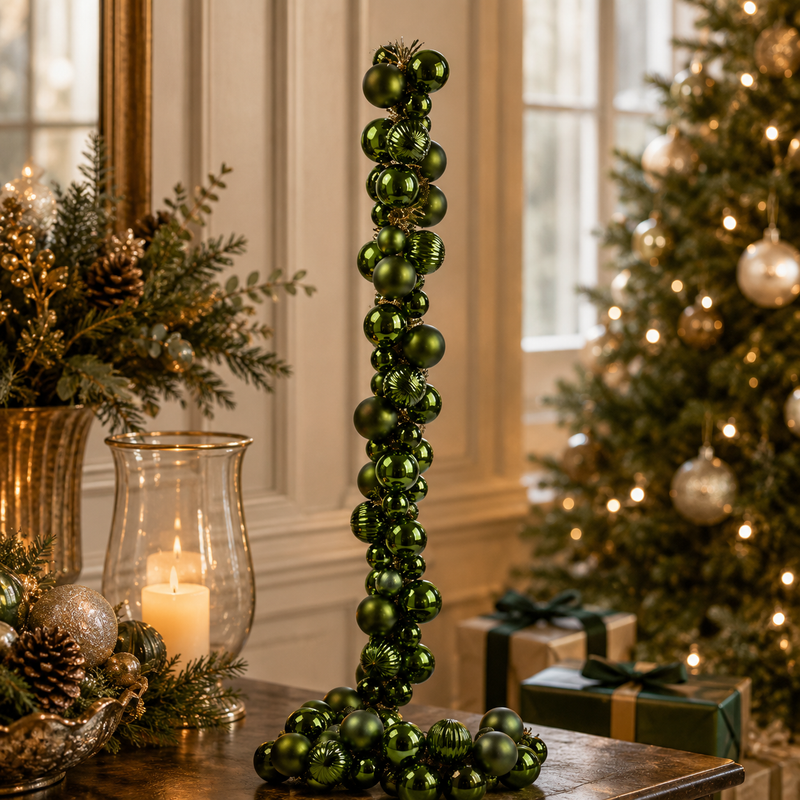 EDG Enzo De Gasperi Festoon Christmas Pallemix X100 L 150 Cm Green
