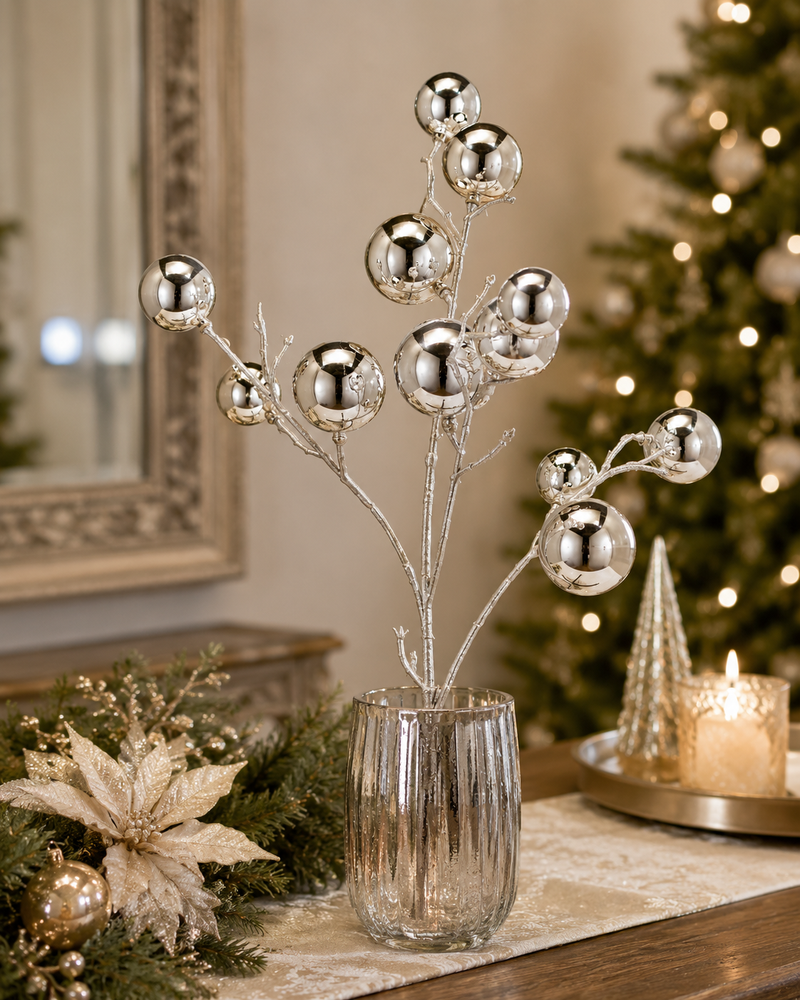EDG Enzo De Gasperi Christmas Decoration PalleMix Branch X 12 H 53 Cm Light Gold