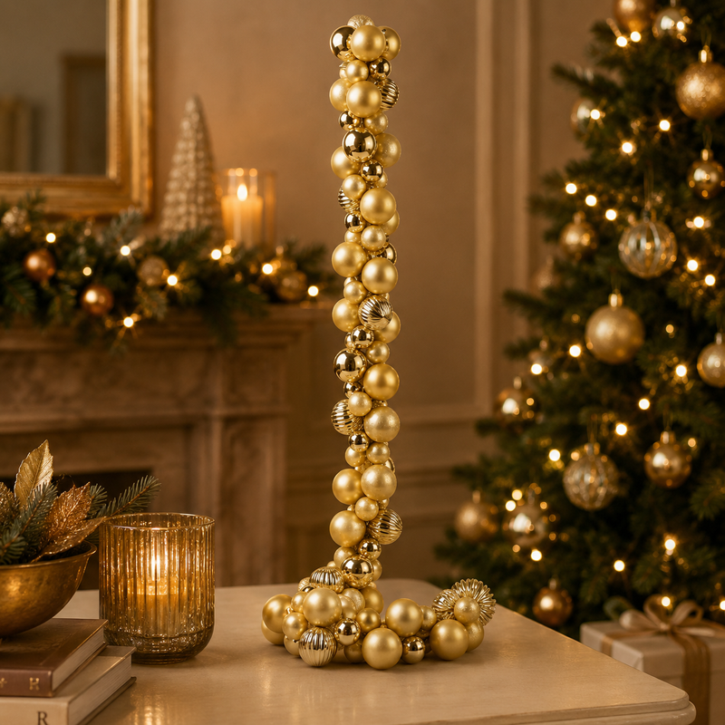 EDG Enzo De Gasperi Festoon Christmas Pallemix X100 L 150 Cm Gold