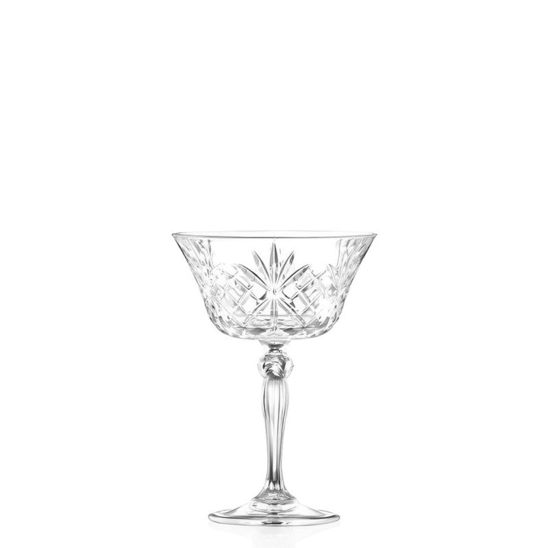 RCR Cristalleria Italiana Melodia Champagne Goblet 26 Cl 6 Pcs