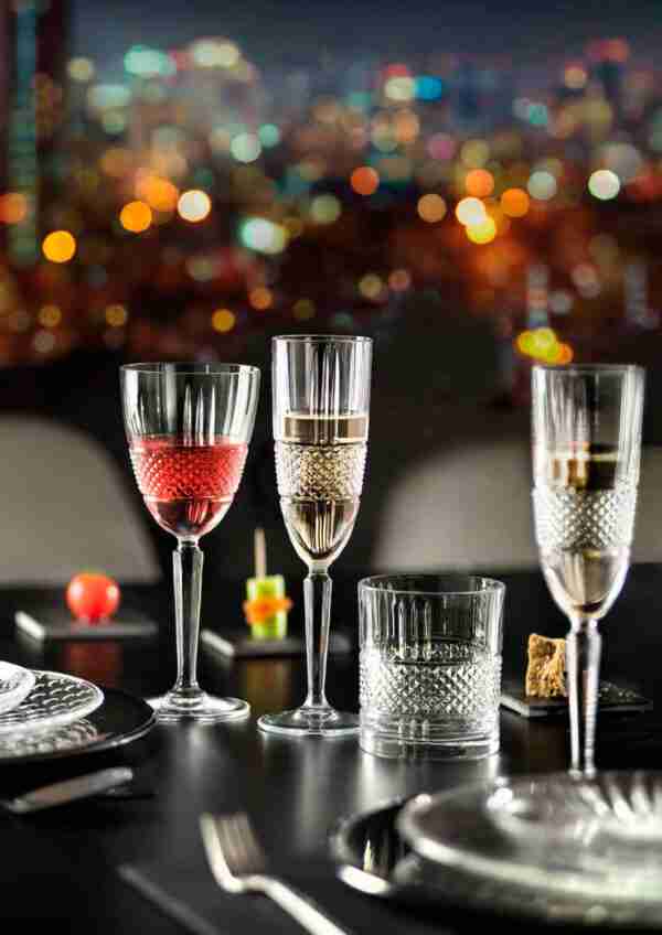 RCR Cristalleria Italiana Brillante - FL - Set of 6 Glass Flutes
