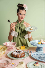 guzzini guzzini piatto dessert melamina josephine d 21 cm table decor rosa polvere ean 8008392388166