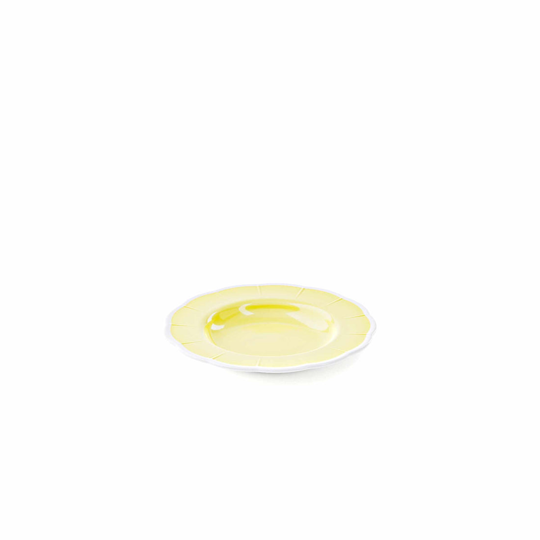 GUZZINI Flora Melamine Deep Plate D 24 Cm Table Decor Dusty Yellow