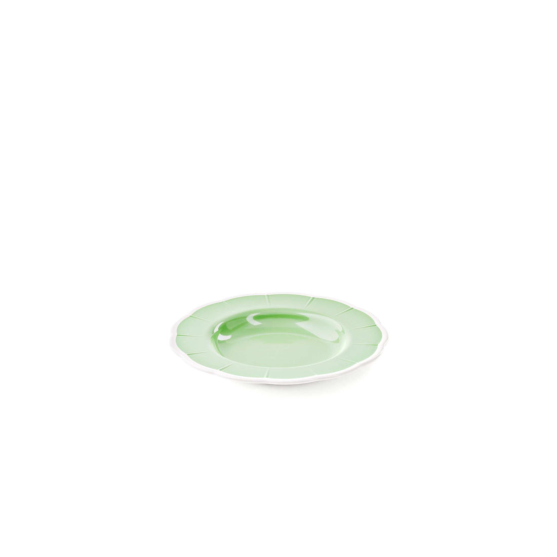 GUZZINI Flora Melamine Deep Plate D 24 Cm Table Decor Dusty Green