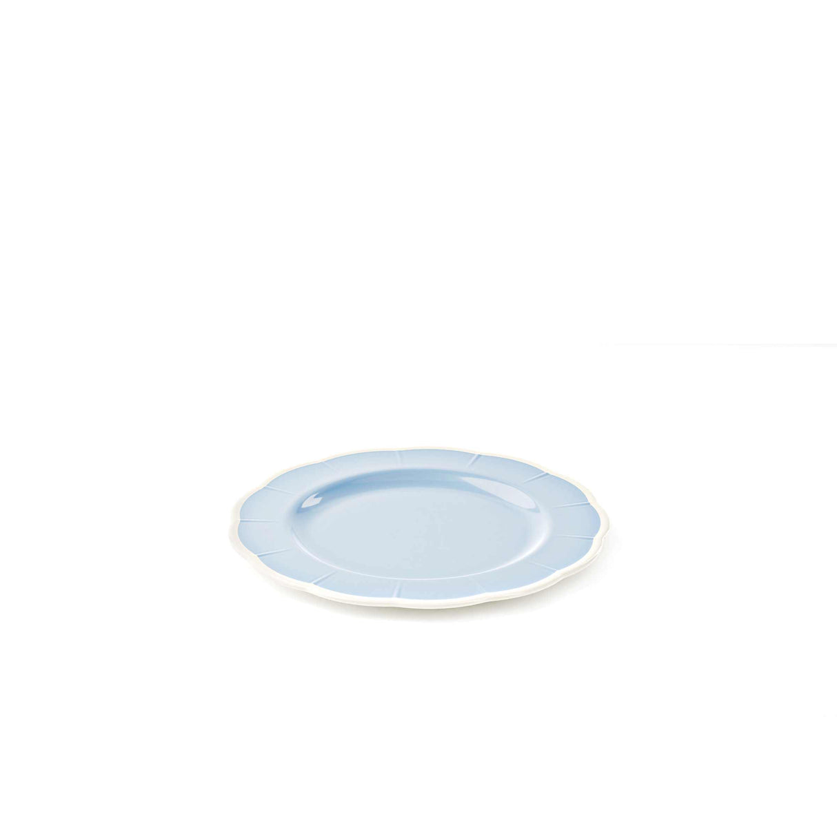 GUZZINI Melamine Flat Plate Flora D 28 Cm Table Decor Light Blue Dust