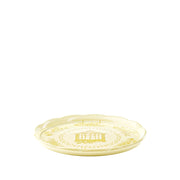 GUZZINI Large Round Tray Melamine Josephine D 37 Cm Table Decor Dusty Yellow