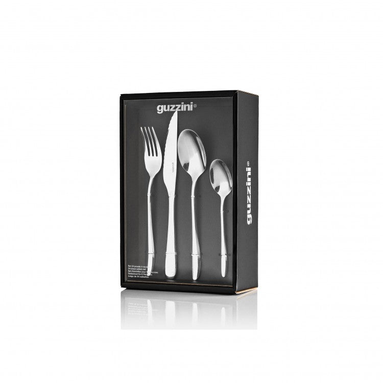 Cutlery set guzzini italy GUZZINI Set of 24 Steel Cutlery Knives