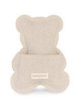 Cupido&amp;Co. Blue Heart Teddy Bear Bag 100 x 135 Mm Beige 12 Pcs