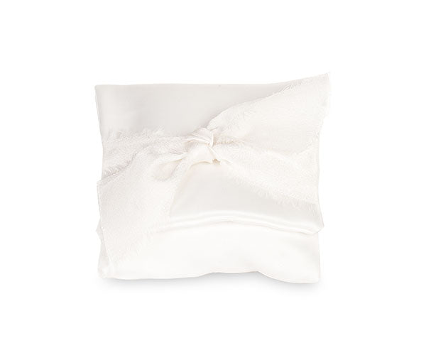 Cupido&amp;Co. Sugared Almonds Holder Satin Sachet 9 x 9 cm with Ribbon 12 Pcs