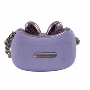 L'Arcolaio Small Pouch with Handle and Lilac Wireless Earbuds 8.5x3.5x3.6 cm