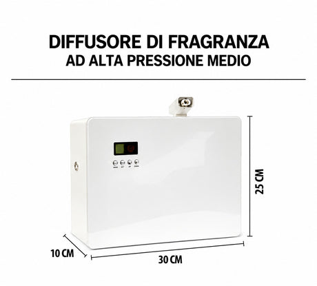 DESSENZE Medium High-Pressure Professional Fragrance Diffuser – Room Diffuser for Spaces up to 1400 m²