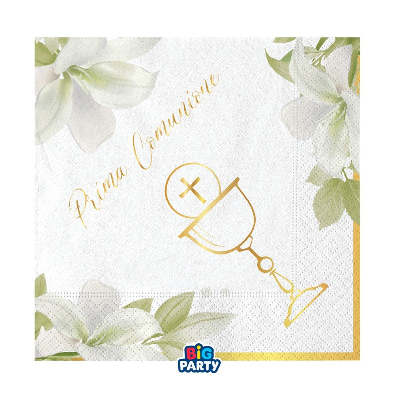 Big Party 16 Napkins 33 x 33 cm Geometric Communion