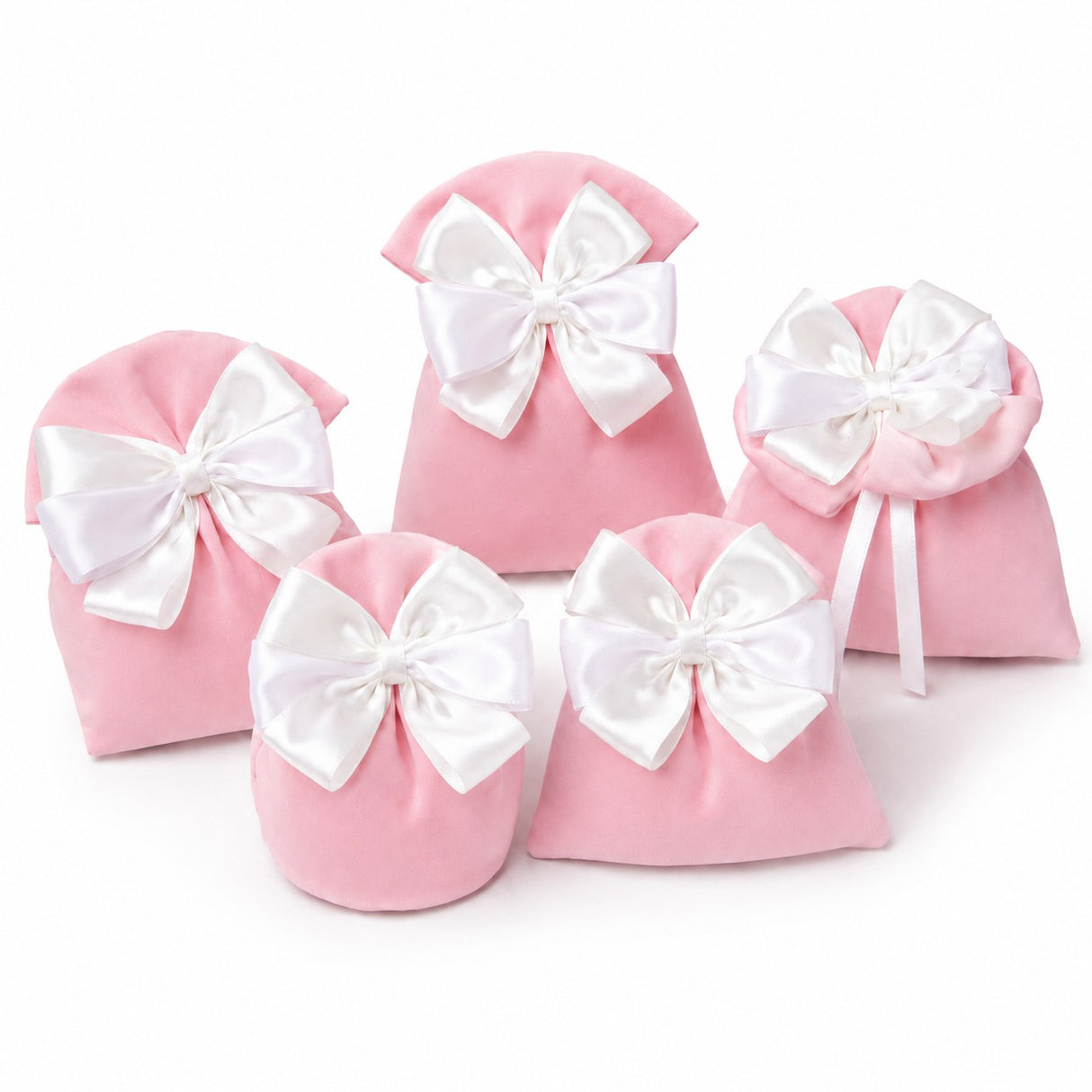 Creazioni per Enzo Colorado Gift Bag 13x11 cm Confetti Holder Pink Box of 10 Pieces