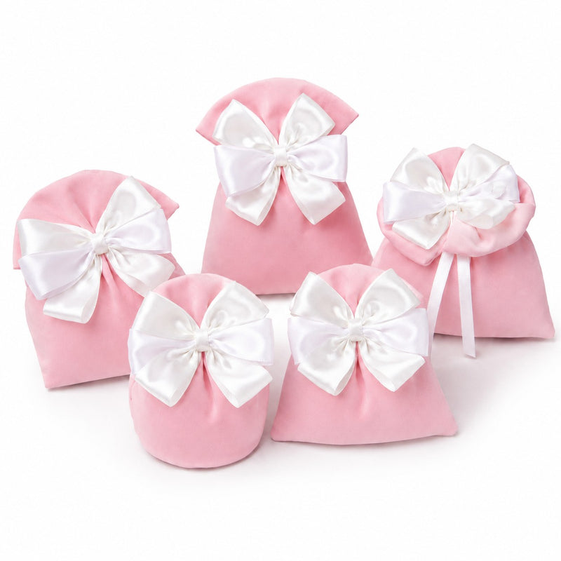 Creazioni per Enzo Colorado Gift Bag 13x11 cm Sugared Almonds Holder Pink Box of 10 Pieces