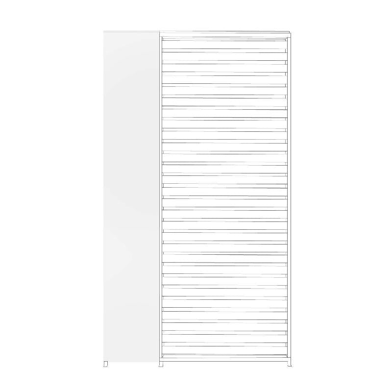 Bizzotto Vertical Pergola Panel Ocean 232.45 x 30.9 cm White