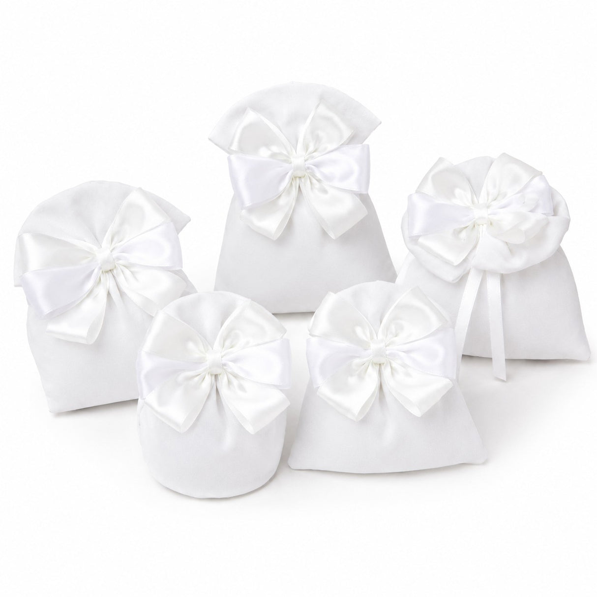 Creazioni per Enzo Sacchetto Bomboniera Colorado 13X11 Cm Portaconfetti Bianco Cf 10 Pz