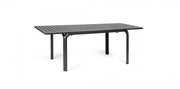 Nardi Alloro 140 Extendable Rectangular Table 140 / 210 x 100 Cm H 73 Cm Anthracite