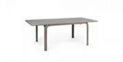 Nardi Alloro 140 Extendable Rectangular Table 140 / 210 x 100 Cm H 73 Cm Dove Grey