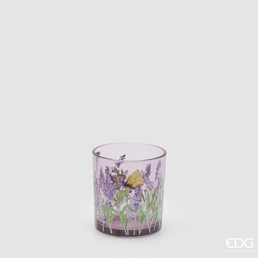 edg enzo de gasperi portacandela lavanda cilindro h 8 cm d 7 cm lavender ean 8059824495921