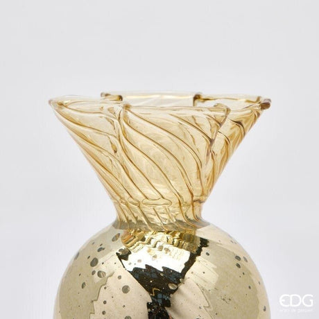 EDG Enzo De Gasperi Candy Holder Gold H16 Ø8 cm – Christmas Decoration