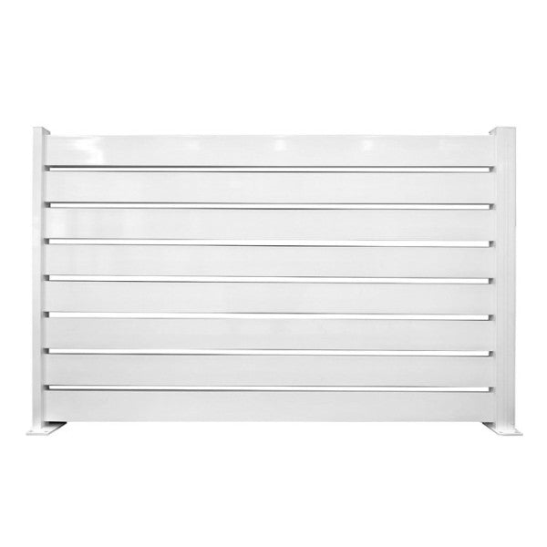 L'Arcolaio Miami Fence 4 White Gloss Planks Outdoor Set