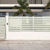 L'Arcolaio Recinzione Miami Set 4 Doghe Bianche Lucido Outdoor