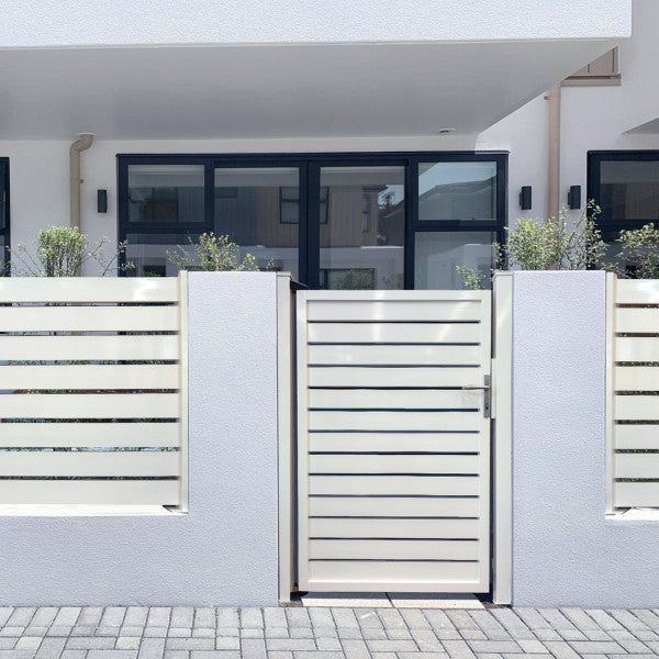 L'Arcolaio Miami Pedestrian Gate 100x160cm Glossy White