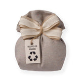 Creazioni per Enzo Fabric Pouch Smooth Textile Confetti Holder 13x14 cm Box of 10 pieces