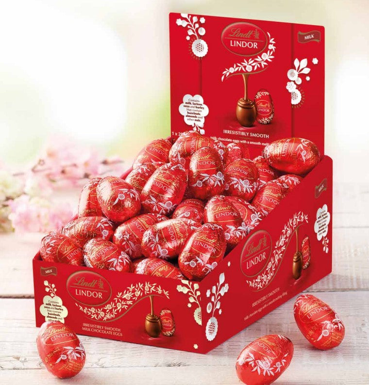 Lindt Maxi Lindor Milk Eggs 28 Gr 1 Pc