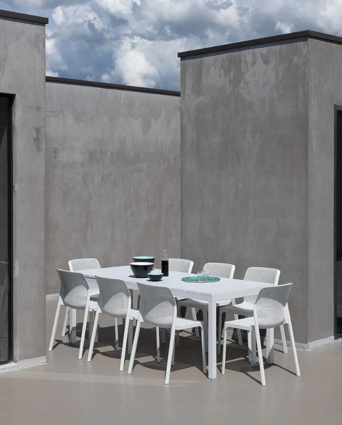 nardi nardi tavolo rio 140 extensible 140 210 x 85 cm h 76 cm alluminio antracite ean 8010352828643