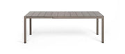 Nardi Rio Aluminium Extendable Rectangular Table 140 / 210 x 85 cm H 75 cm Dove Grey