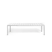 Nardi Rio Aluminium Extendable Rectangular Table 210 / 280 x 100 Cm H 75 Cm White