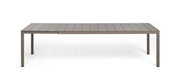 Nardi Rio Aluminium Extendable Rectangular Table 210 / 280 x 100 Cm H 75 Cm Dove Grey